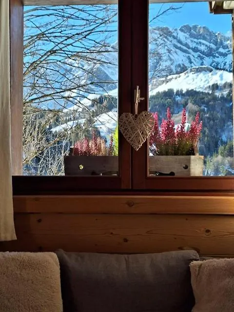 La Coufa, Spacieux Duplex En Chalet, Terrasse, Jardin, Vues Montagnes Apartment La Giettaz